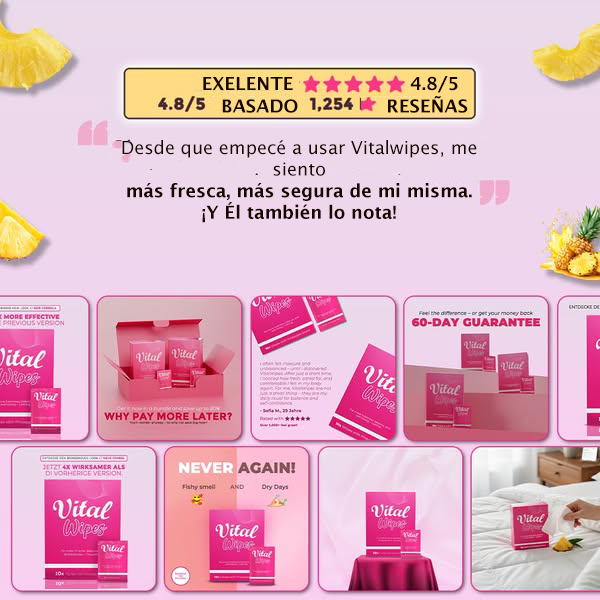 TOALLITAS INTIMAS Vital Wipes