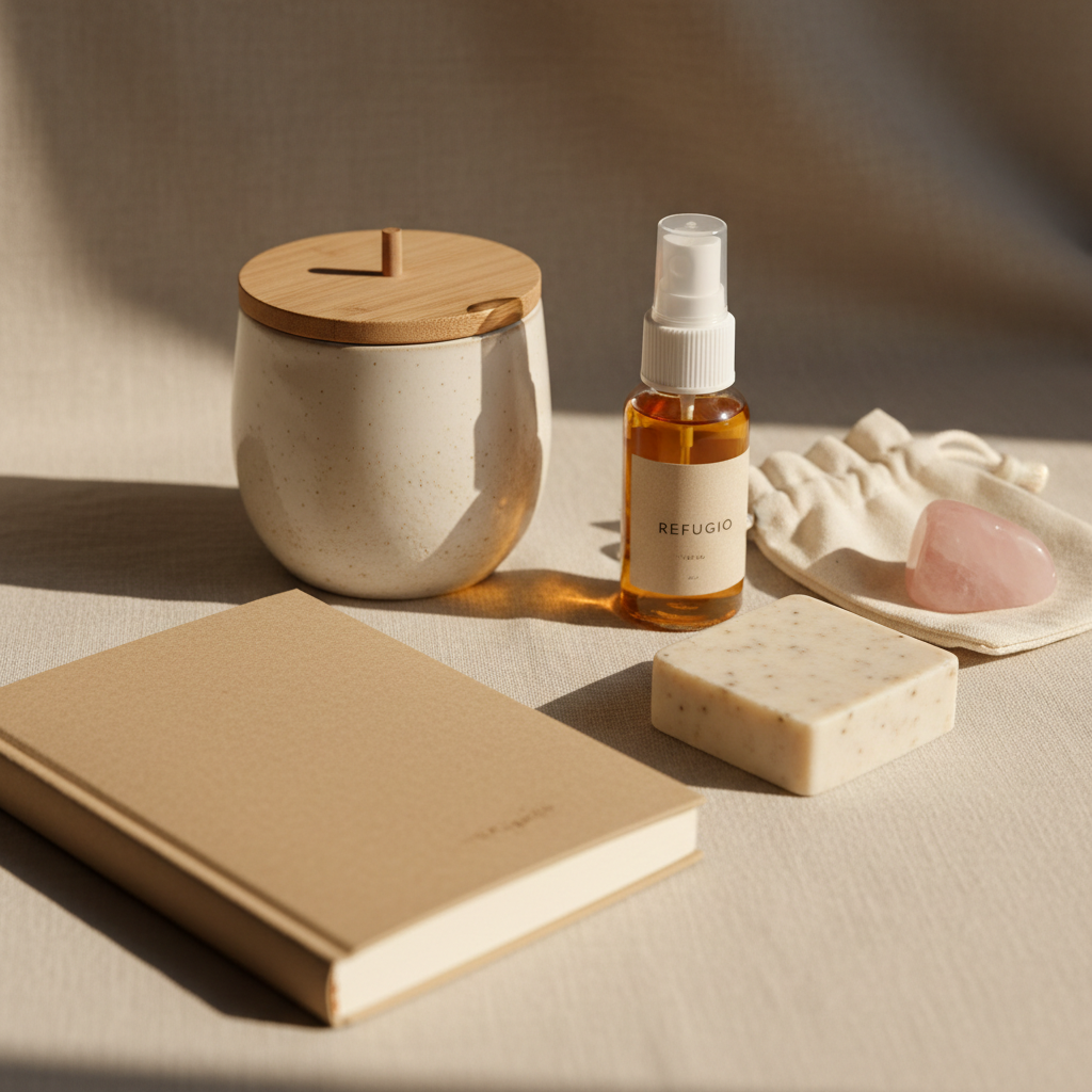 Detalles de elementos individuales de la Caja Refugio Interior